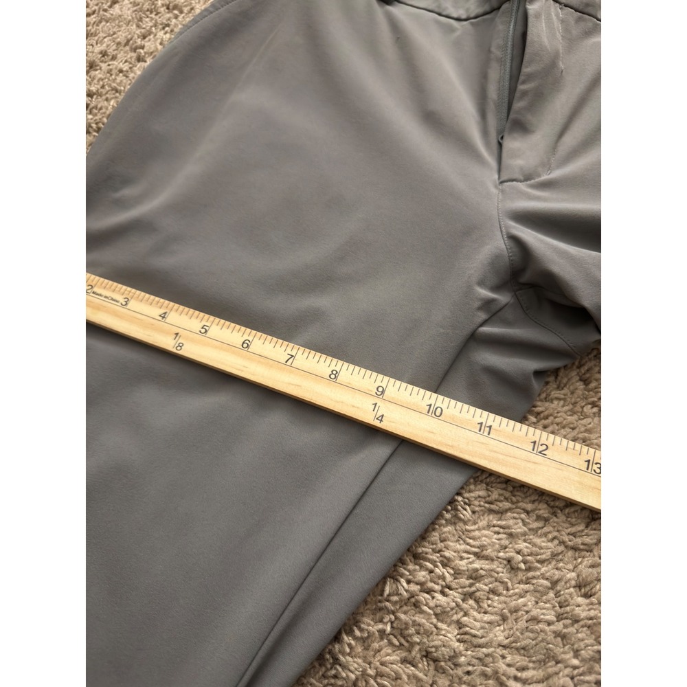 KJUS Iver Mens Golf Pants Gray Tailored Fit Technical Stretch W34 L32 Regular - Picture 4 of 10
